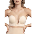 BYE-BRA - SUJETADOR SIN ASAS EN U BEIGE COPA C