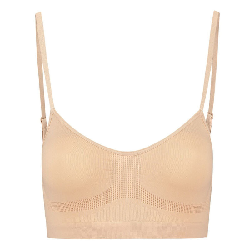 BYE-BRA - MEDIUM CONTROL SUJETADOR SIN COSTURAS BEIGE TALLA L