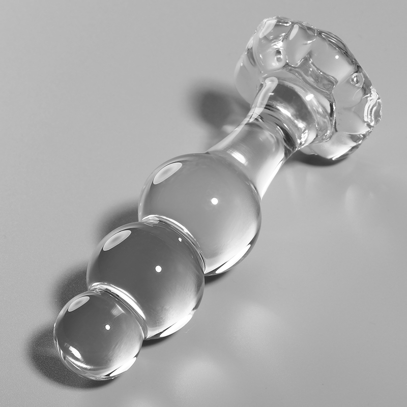 NEBULA SERIES BY IBIZA - MODELO 1 PLUG CRISTAL TRANSPARENTE 10.5 CM -O- 3 CM