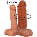 VIRILXL - EXTENSIÓN DE PENE LIQUID SILICONE V3 MARRÓN