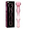 NEBULA SERIES BY IBIZA - MODELO 13 DILDO CRISTAL ROSA 18 CM -O- 3.5 CM