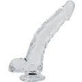 ALIVE - STALLION PENE REALÍSTICO TRANSPARENTE 22 CM