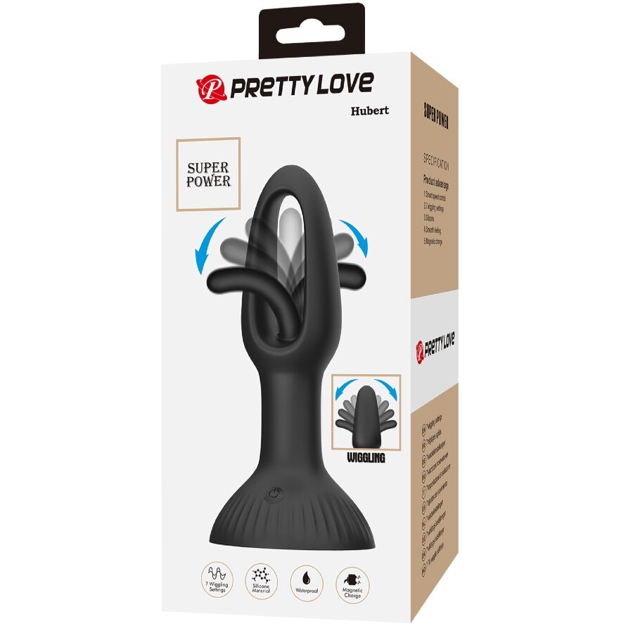 PRETTY LOVE - HUBERT PLUG ANAL CON 7 MODOS DE VIBRACIÓN