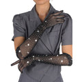 SUBBLIME - 957469 GUANTES TRANSPARENTES CON BRILLO NEGRO S/M