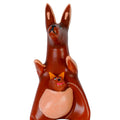 CONDOMERIE - PRESERVATIVO DECORATIVO PINTADO A MANO CANGURO MODELO XL