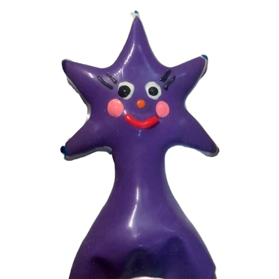CONDOMERIE - PRESERVATIVO DECORATIVO PINTADO A MANO ESTRELLA FELIZ XL
