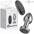 INTENSE - PLUG ANAL 10 VIBRACIONES METAL CON CONTROL REMOTO M