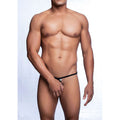 MOB - TANGA NEGRO CON FORMA DE LAGRIMA TALLA L/XL