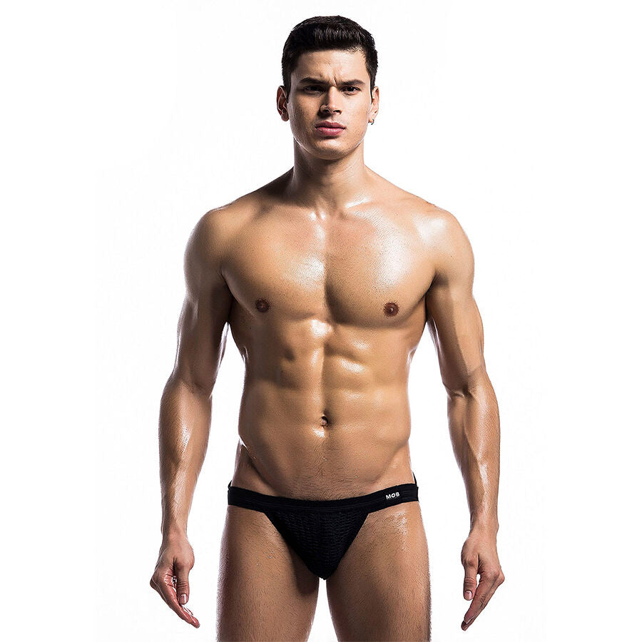 MOB - BAÑADOR FETISH JOCKSTRAP NEGRO TALLA S