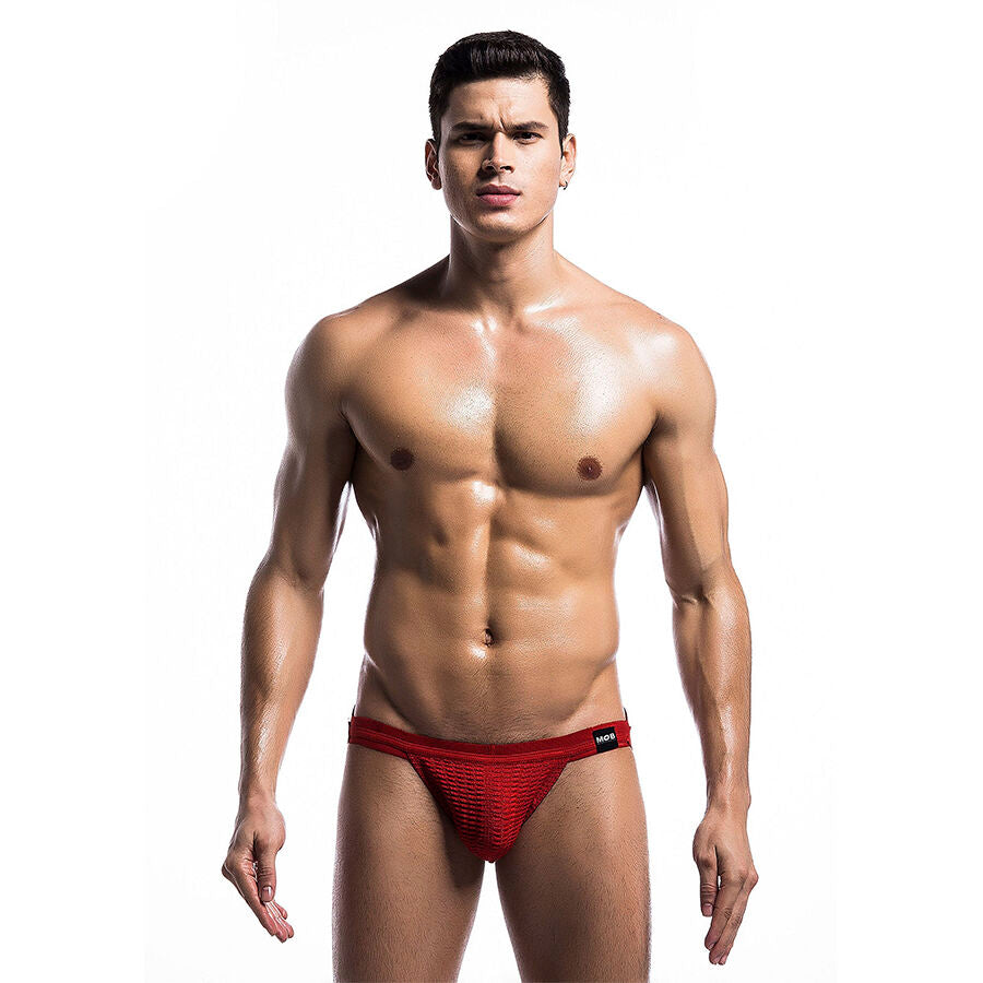 MOB - BAÑADOR FETISH JOCKSTRAP ROJO TALLA XL