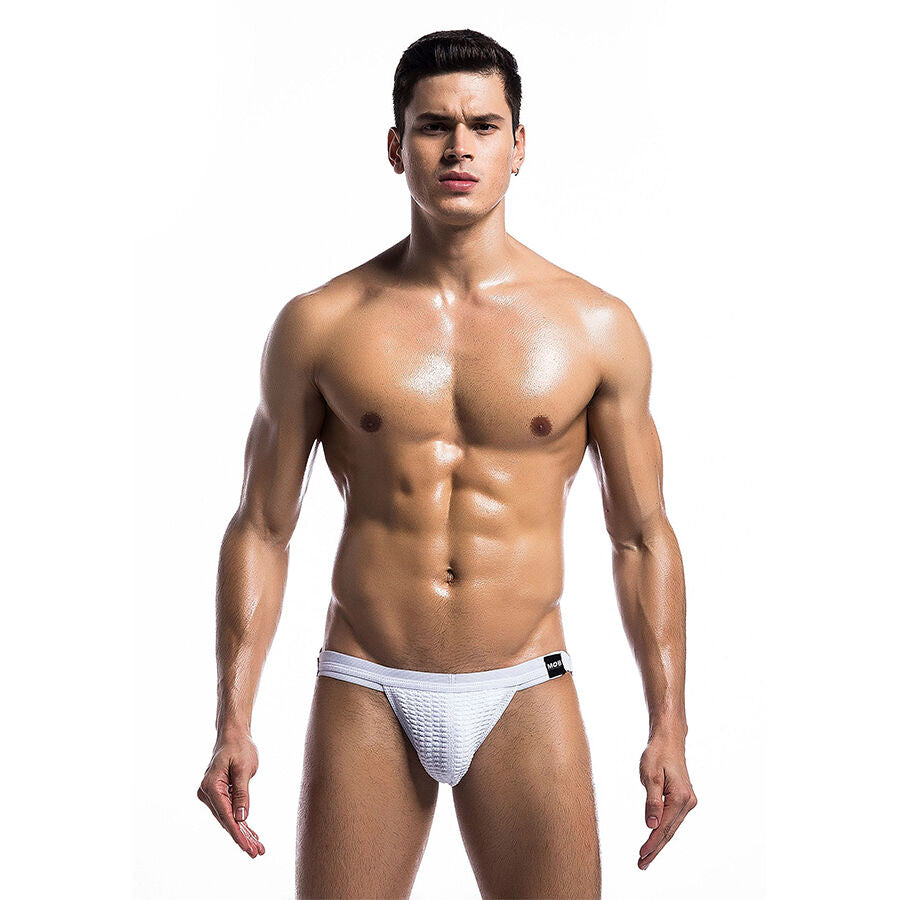 MOB - BAÑADOR FETISH JOCKSTRAP BLANCO TALLA XL