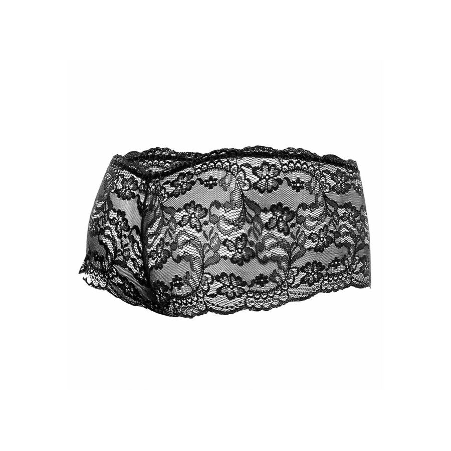 MOB - BOXER ENCAJE NEGRO TALLA S/M