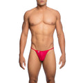 MOB - V-STRING DE MICROFIBRA ROJA TALLA S/M