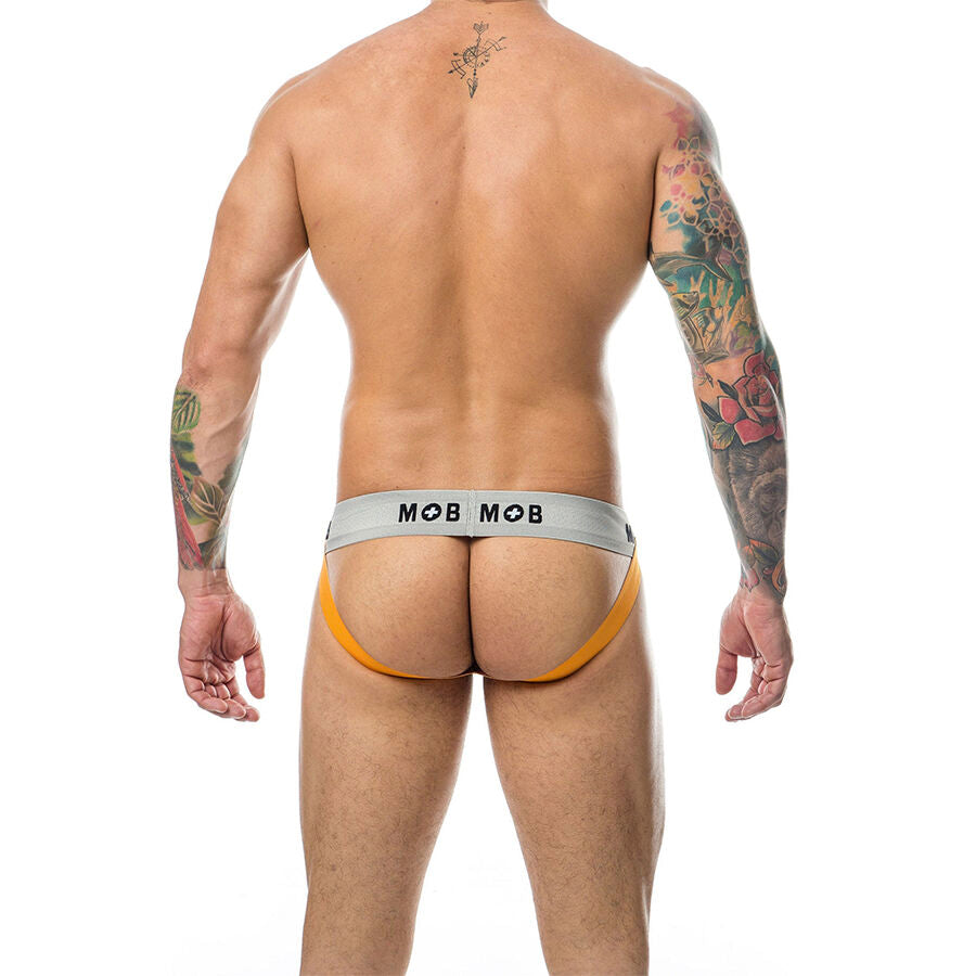 MOB - JOCK CLASICO STRIPE NARANJA TALLA M