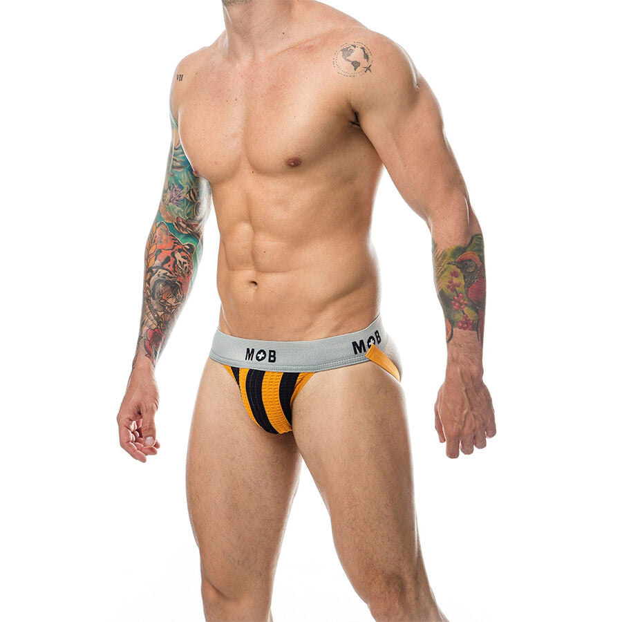 MOB - JOCK CLASICO STRIPE NARANJA TALLA XXL