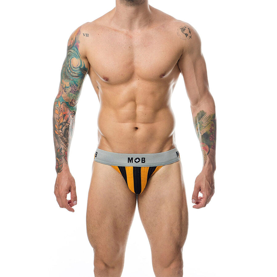 MOB - JOCK CLASICO STRIPE NARANJA TALLA XXL