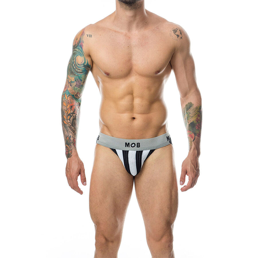 MOB - JOCK CLASICO STRIPE BLANCO TALLA XL