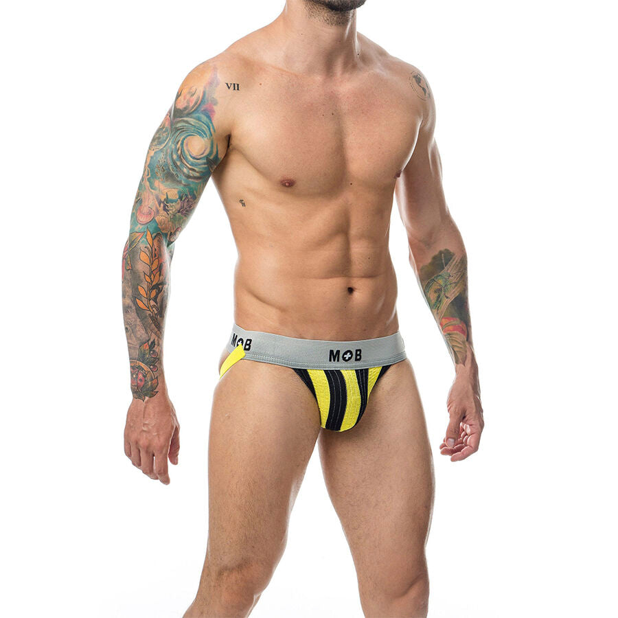 MOB - JOCK CLASICO STRIPE AMARILLO TALLA XXL
