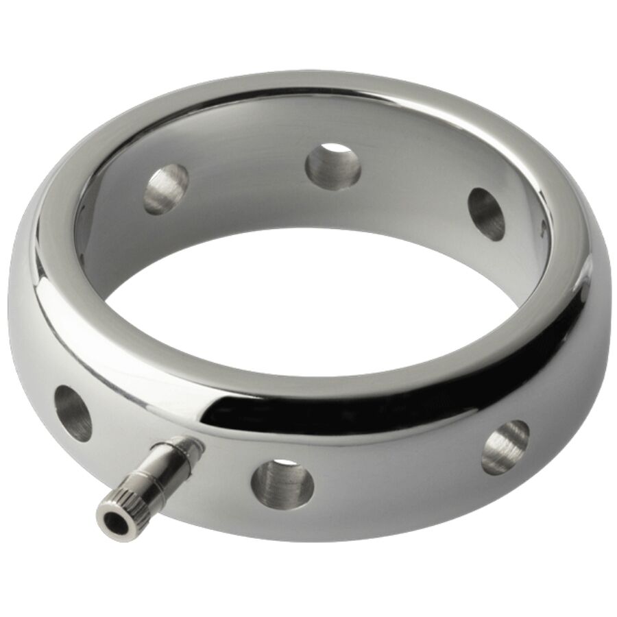 ELECTRASTIM - PRESTIGE ANILLO ELECTROMAGNÉTICO DE METAL PARA EL PENE 46 MM