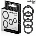 ADDICTED TOYS - SET ANILLOS SILICONA DE PRESIÓN