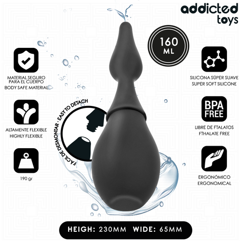 ADDICTED TOYS - LIMPIADOR DE VIAJE SILICONA MODELO 1