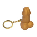 DIABLO PICANTE - SILBATO LLAVERO CON FORMA DE PENE DORADO