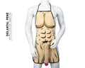 DIABLO PICANTE - DELANTAL CON PENE 3D MUSCULOSO Y ATREVIDO