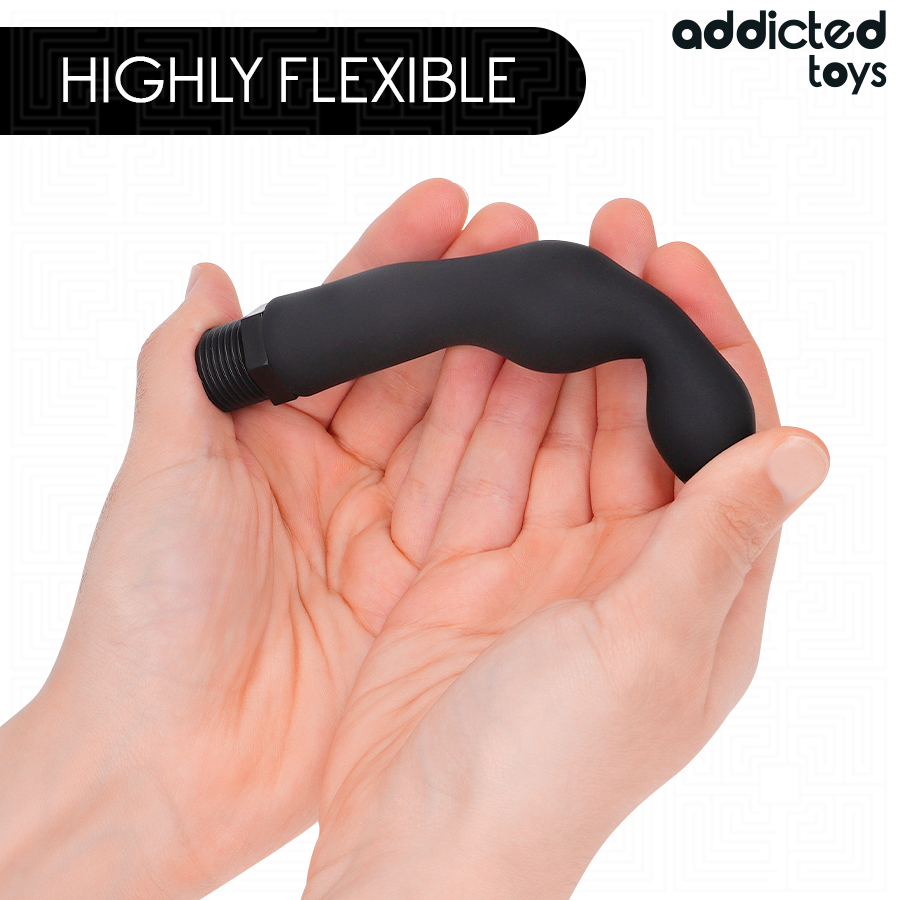 ADDICTED TOYS - LIMPIADOR ANAL CON ADAPTADOR UNIVERSAL MODELO 3