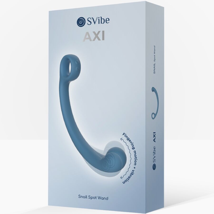 SNAIL VIBE - AXI VARITA DE MASAJE VIBRADORA AZUL