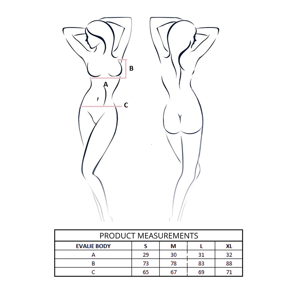 PASSION - EVALIE BODY ROJO S/M