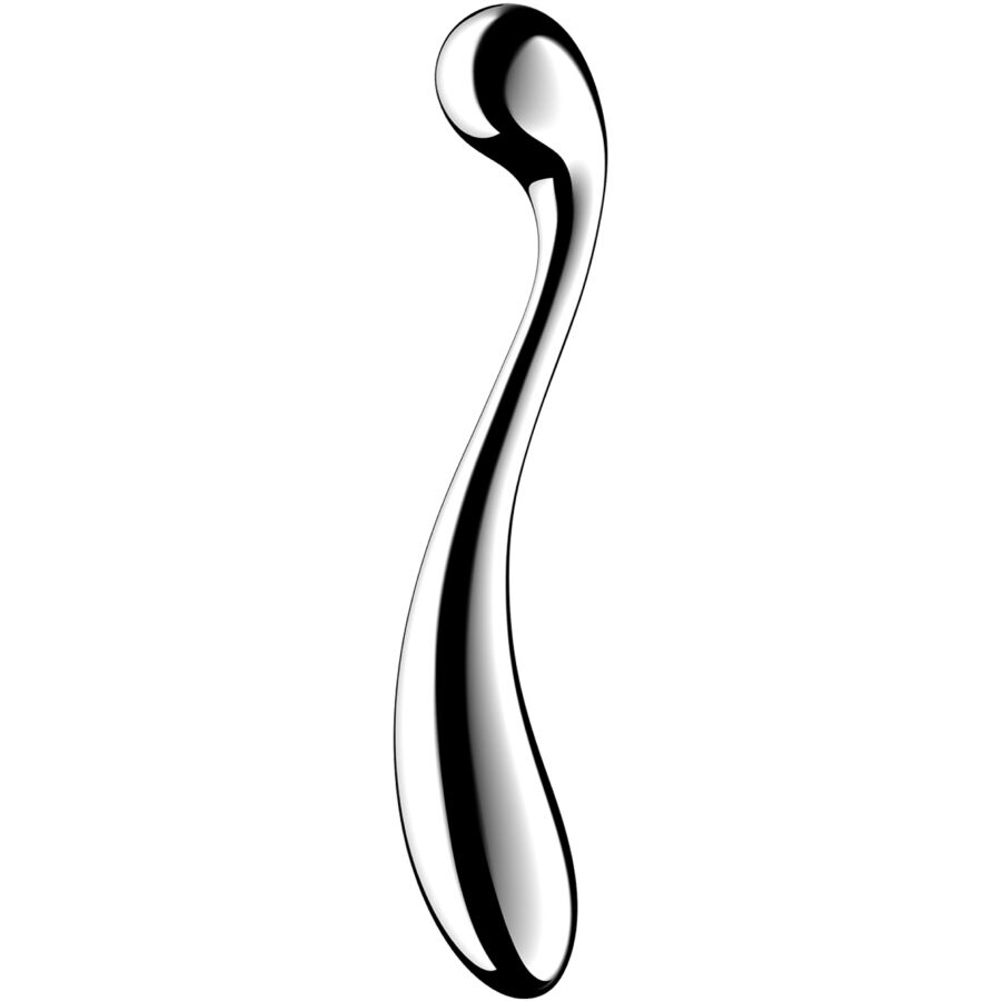 SATISFYER - STAR FORCE 4 DILDO ACERO INOXIDABLE DOBLE USO