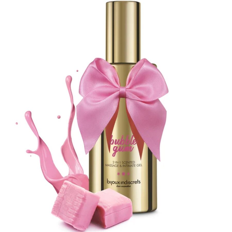 BIJOUX - BUBBLE GUM GEL DE MASAJE ÍNTIMO PERFUMADO 100 ML