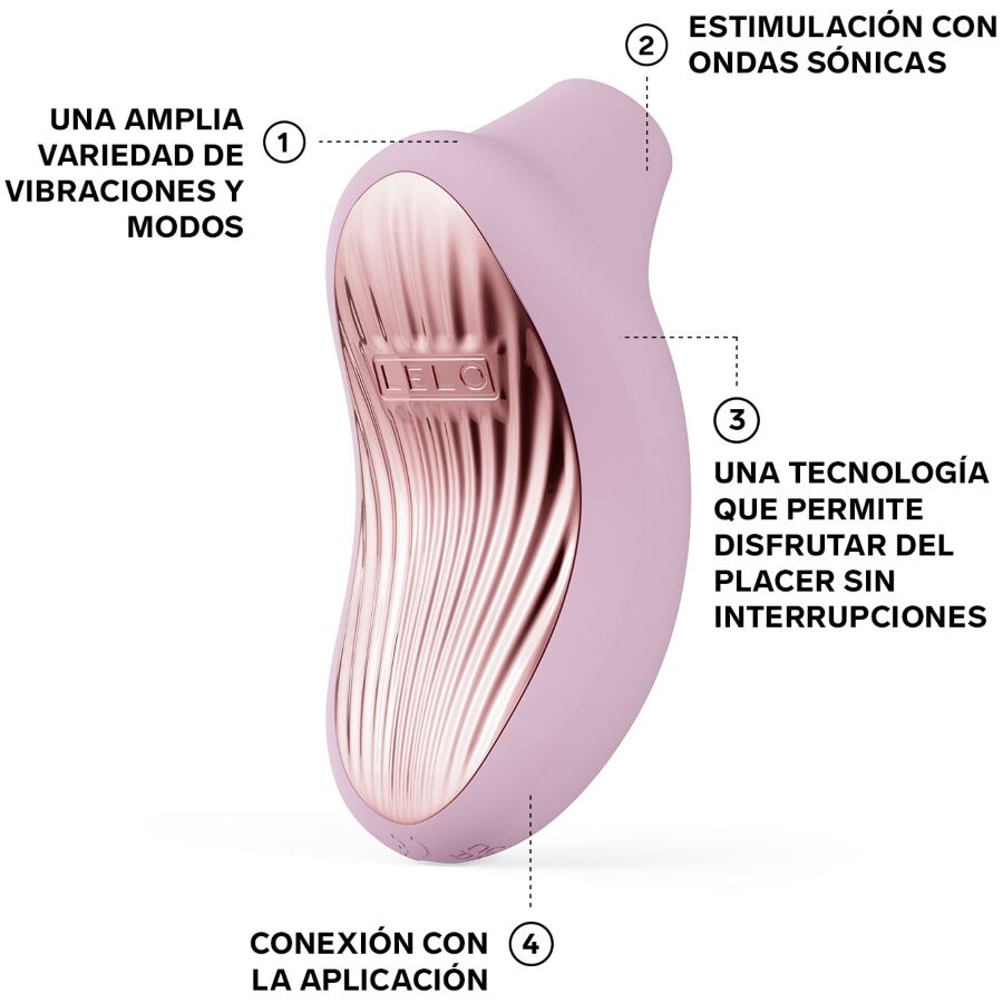LELO - SONA 3 CRUISE MASAJEADOR SÓNICO DE CLÍTORIS ROSA