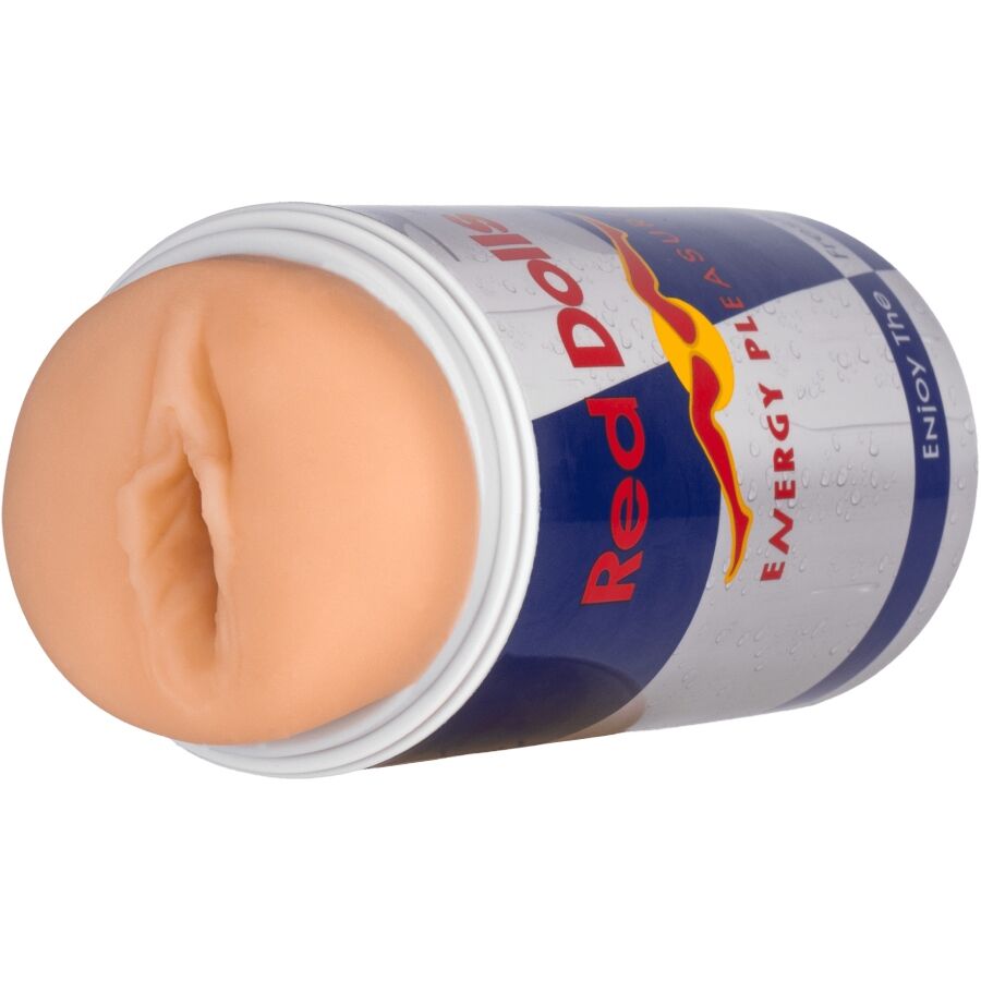 ALIVE - RED DOLL MASTURBADOR MASCULINO VAGINA LATA BEBIDA ENERGÉTICA