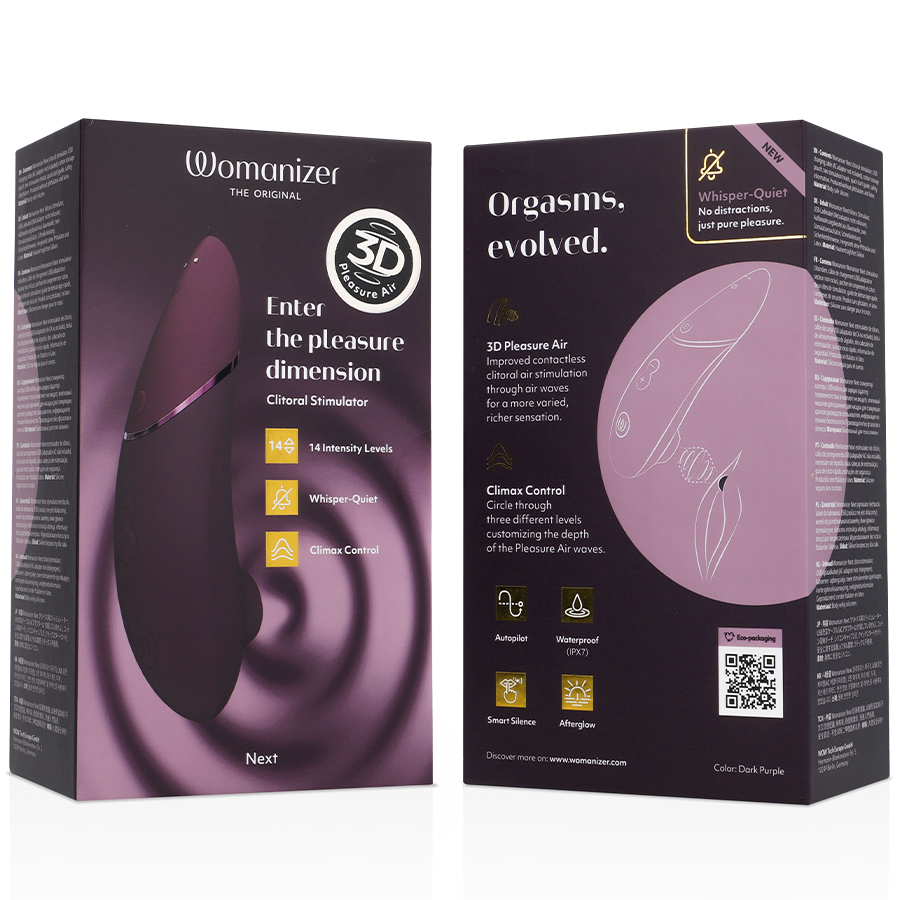 WOMANIZER - NEXT ESTIMULADOR DE CLITORÍS MORADO