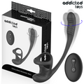 ADDICTED TOYS - PLUG ANAL VIBRACIÓN Y WAVING 360º Y ESTIMULADOR TESTÍCULOS