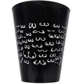 DIABLO PICANTE - VASO NEGRO 500 ML CON TETAS BLANCAS