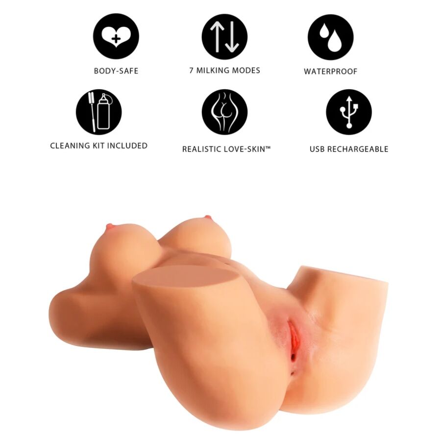 HIDDEN DESIRE - MILKING MEGA SLUT TORSO MASTURBADOR FEMENINO 22 KG