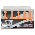 DIABLO PICANTE - CAJA 5 VELAS FORMA PENE CARNE