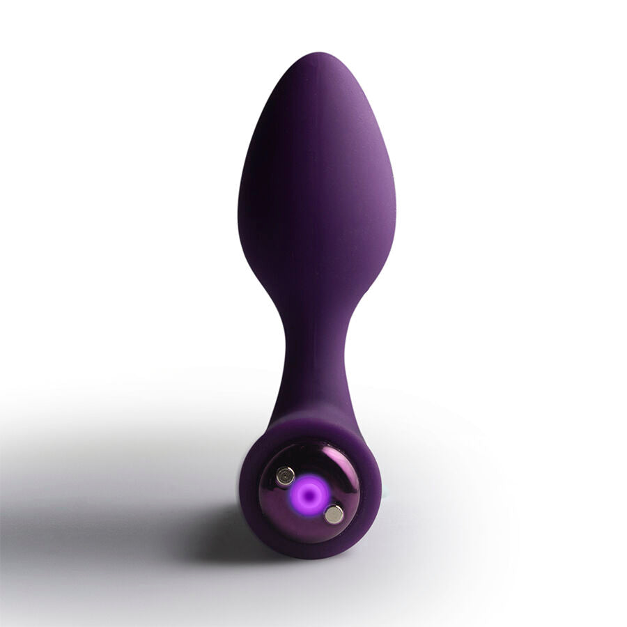 ROCKS-OFF - NOVA SOLARIS PLUG ANAL FINO RECARGABLE 16 FUNCIONES VIOLETA