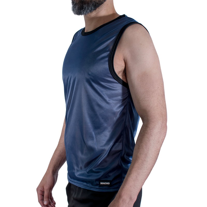 MACHO - CAMISETA AZUL MARINO L/XL