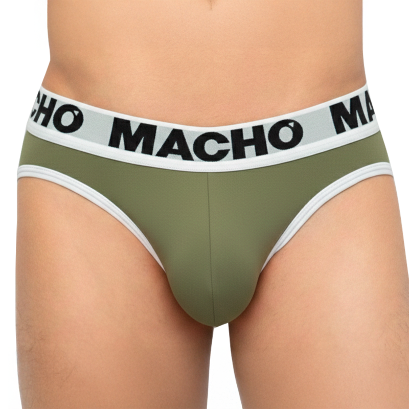 MACHO - MCH013 SLIP VERDE MILITAR M