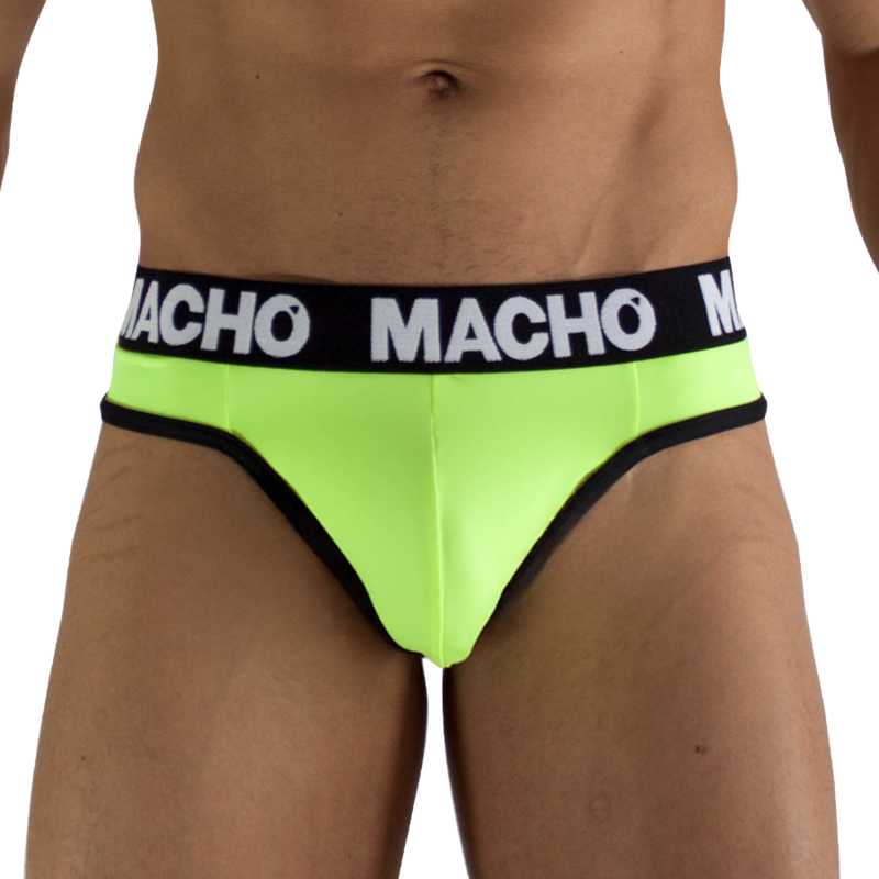 MACHO - MTG001 TANGA AMARILLO FLUOR M
