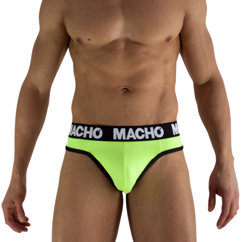 MACHO - MTG001 TANGA AMARILLO FLUOR XL