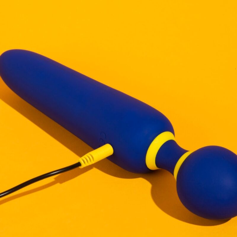 ROMP - FLIP VIBRADOR WAND SILENCIOSO 10 MODOS AZUL