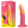 ROMP - DIZI DILDO SILICONA CON VENTOSA TRICOLOR 18 CM