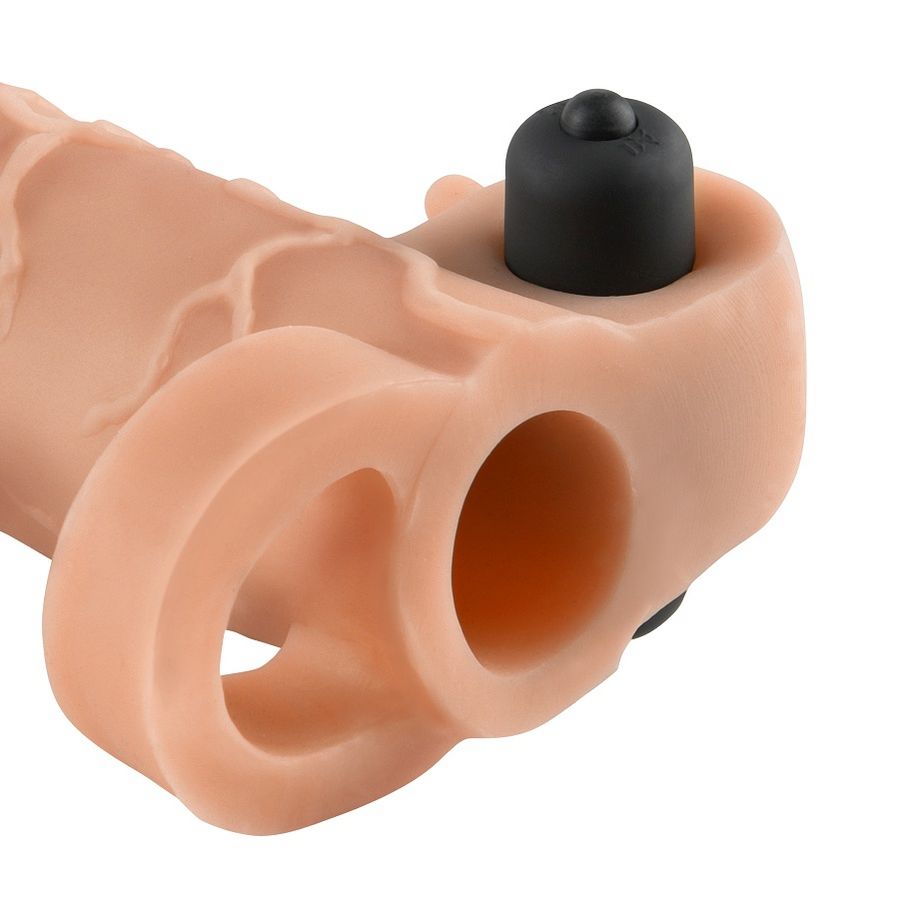 FANTASY X- TENSIONS - EXTENSIÓN PARA EL PENE CON VIBRADOR REAL FEEL 1