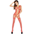 PASSION - WOMAN BS013 BODYSTOCKING ROJO TALLA ÚNICA