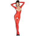 PASSION - WOMAN BS031 BODYSTOCKING ROJO TALLA ÚNICA