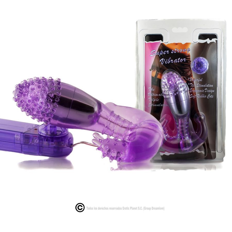 BAILE - ESTIMULADOR LILA VAGINAL Y ANAL CON VIBRACIÓN